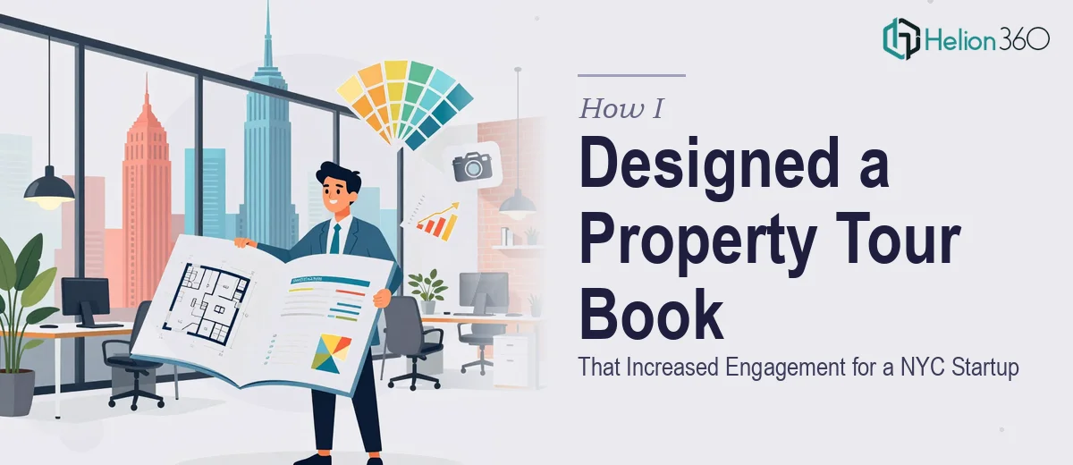 How I Designed a Modern Office Property Tour Book That Increased Engagement for a NYC Startup