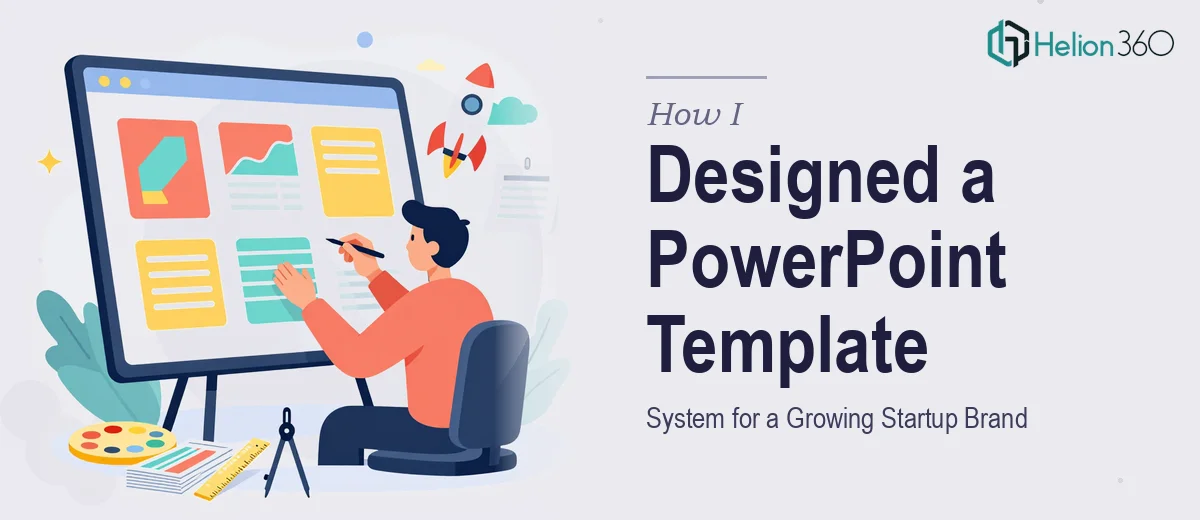 How I Designed a Modern PowerPoint Template System for a Growing Startup Brand