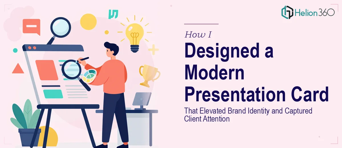 How I Designed a Modern Presentation Card That Elevated Brand Identity and Captured Client Attention