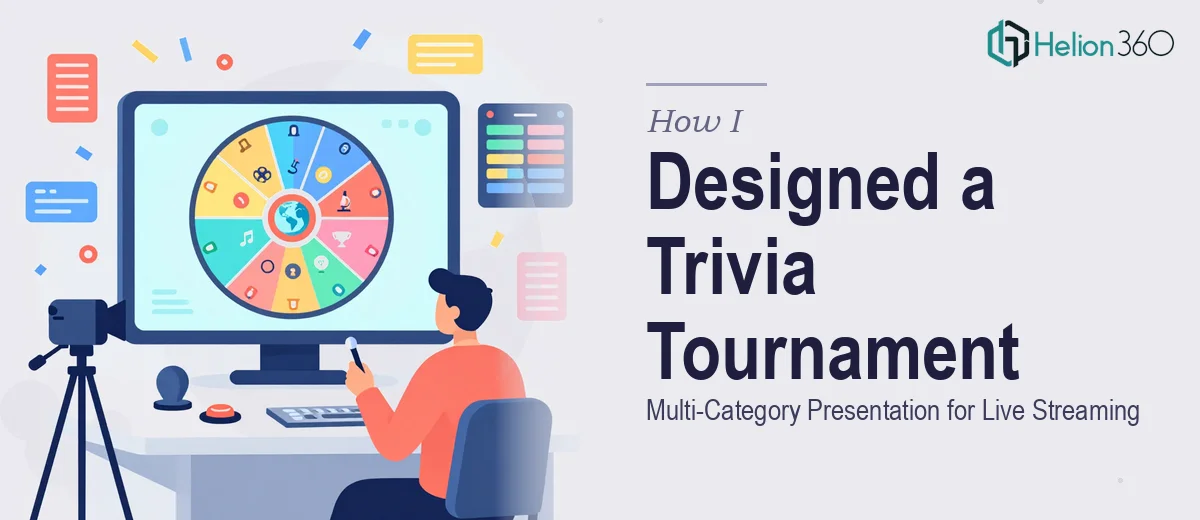 How I Designed a Multi-Category Trivia Tournament Presentation for Live Streaming