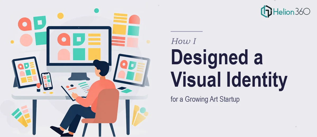 How I Designed a Multi-Platform Visual Identity System for a Growing Art Startup
