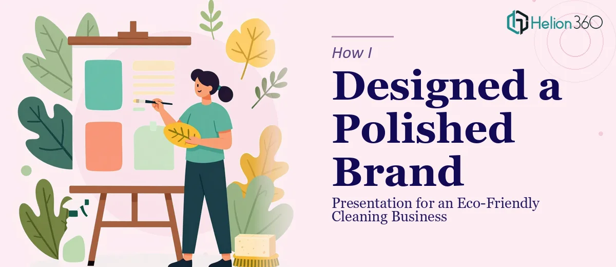 How I Designed a Polished Brand Presentation for an Eco-Friendly Cleaning Business