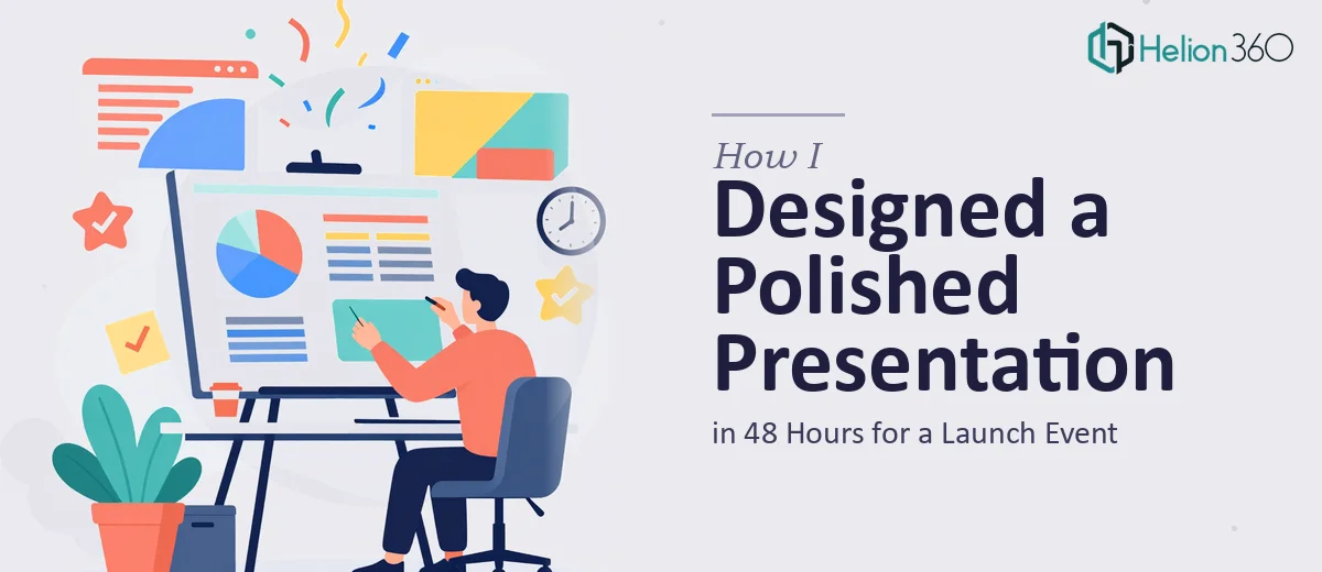 How I Designed a Polished Company Presentation in 48 Hours to Impress at a Launch Event