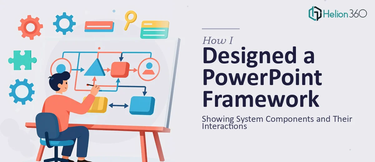 How I Designed a PowerPoint Framework Showing System Components and Their Interactions