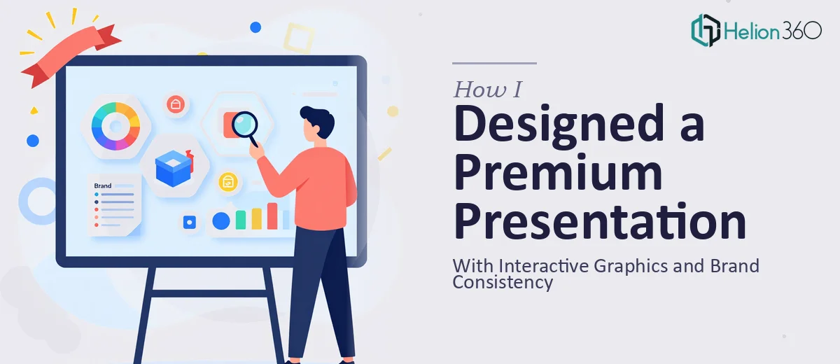 How I Designed a Premium Product Launch Presentation With Interactive Graphics and Brand Consistency