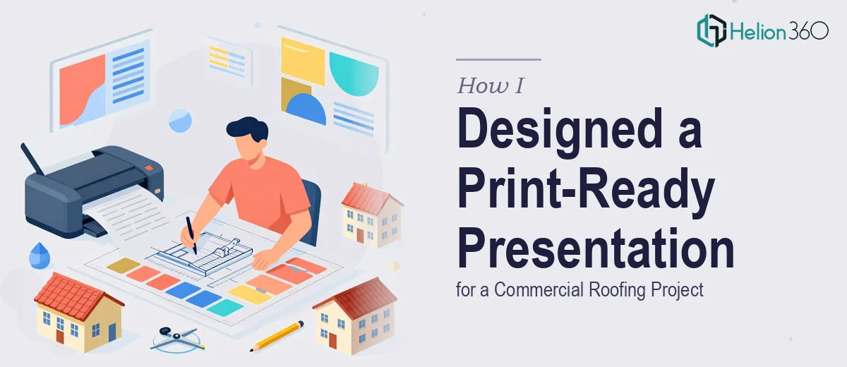 How I Designed a Print-Ready Google Slides Presentation for a Commercial Roofing Project