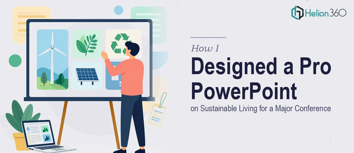 How I Designed a Professional PowerPoint Presentation on Sustainable Living for a Major Conference