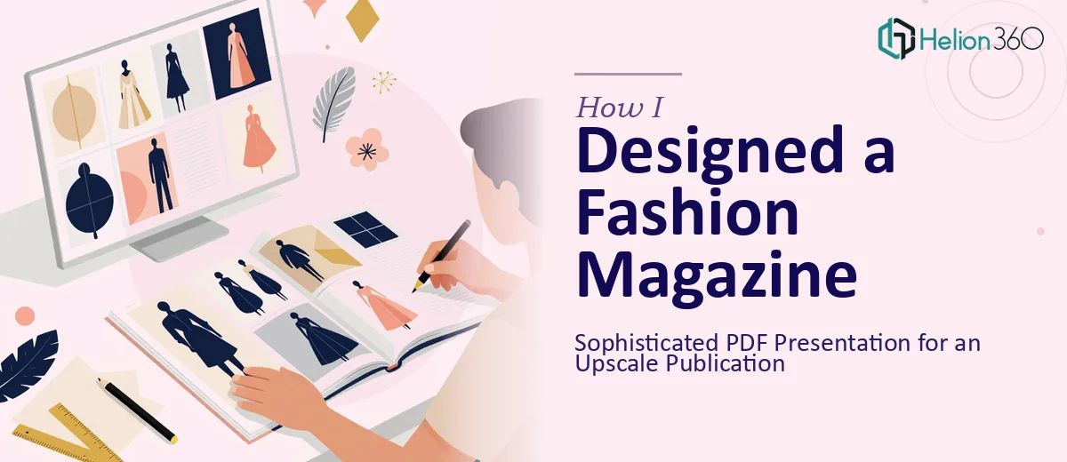 How I Designed a Sophisticated PDF Presentation for an Upscale Fashion Magazine