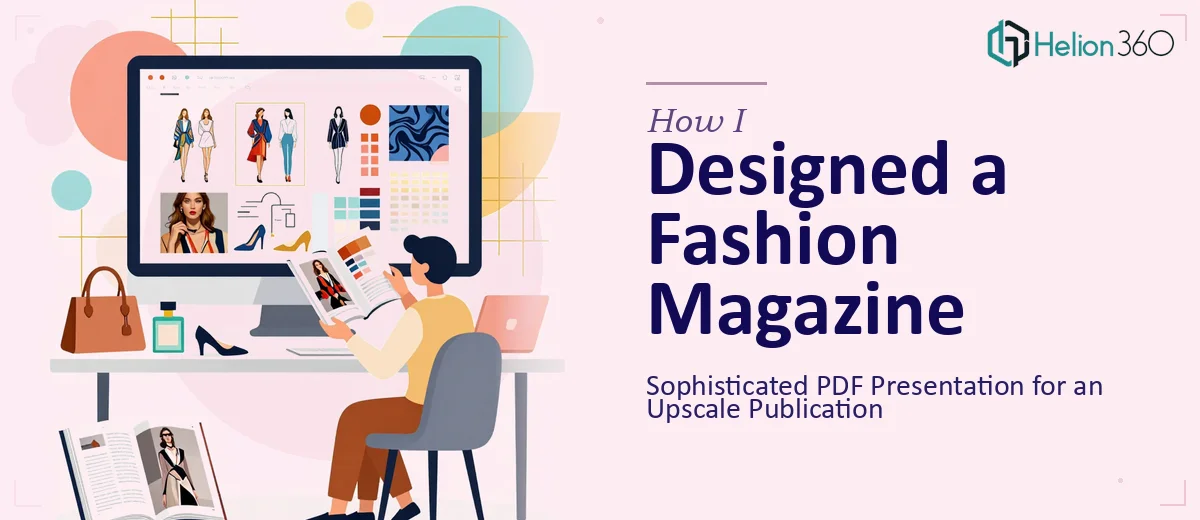 How I Designed a Sophisticated PDF Presentation for an Upscale Fashion Magazine