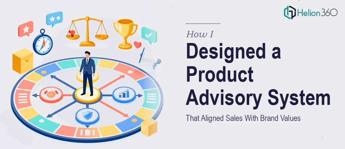 How I Designed a Strategic Product Advisory System That Aligned Sales With Brand Values