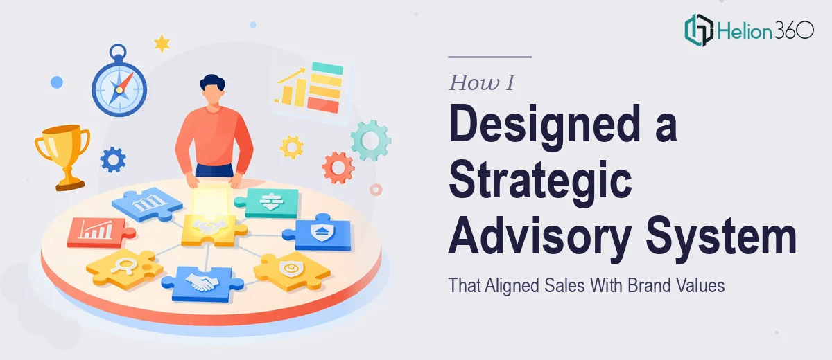 How I Designed a Strategic Product Advisory System That Aligned Sales With Brand Values