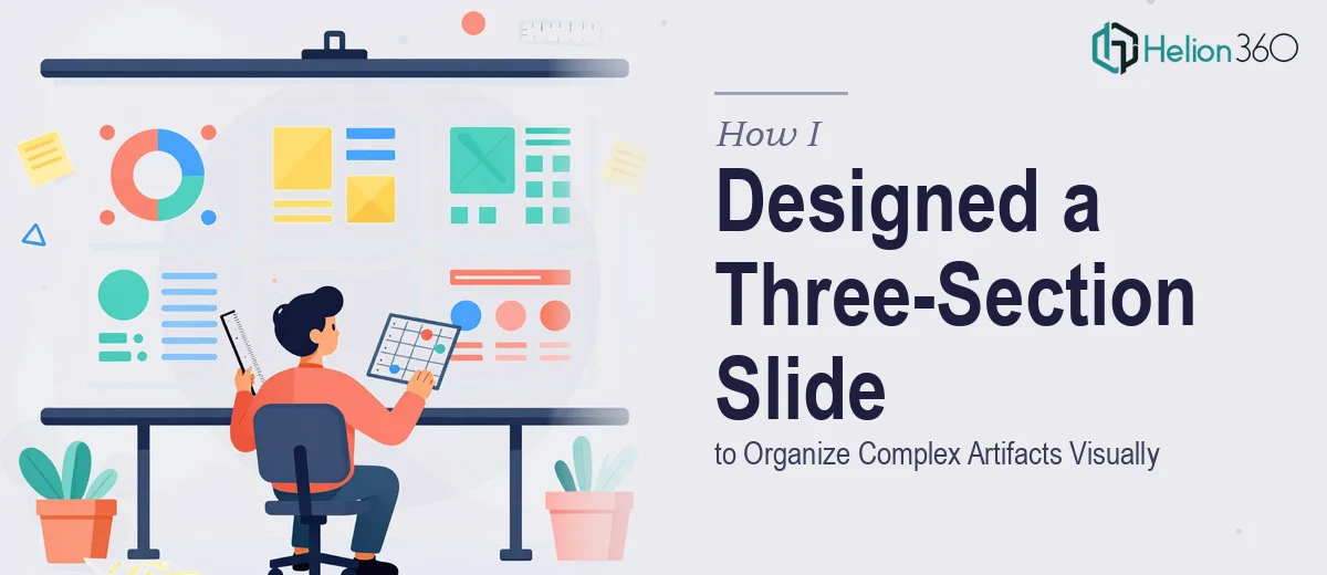 How I Designed a Three-Section PowerPoint Slide to Organize Complex Artifacts Visually