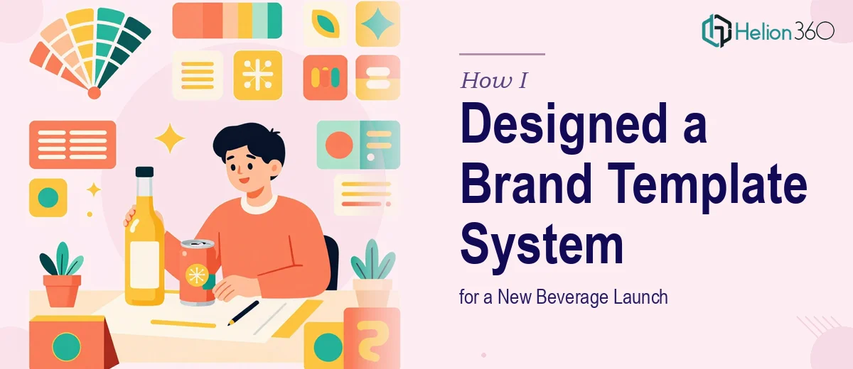 How I Designed a Unified Brand Template System for a New Beverage Launch