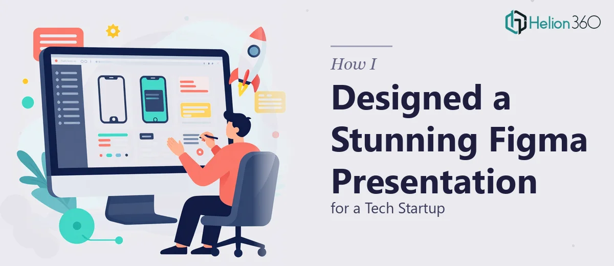 How I Designed a Visually Stunning Product Presentation in Figma for a Tech Startup