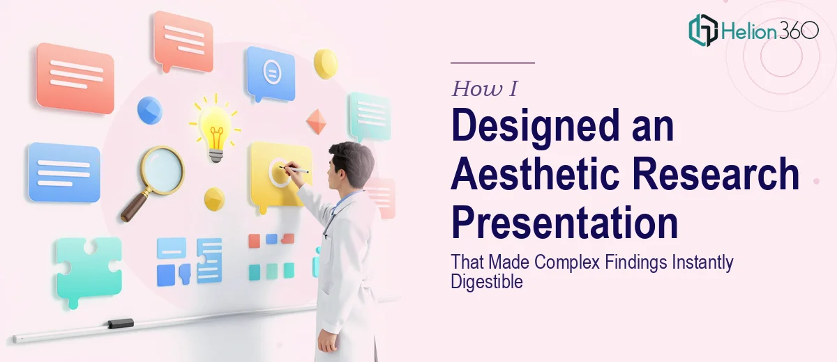 How I Designed an Aesthetic Research Presentation That Made Complex Findings Instantly Digestible