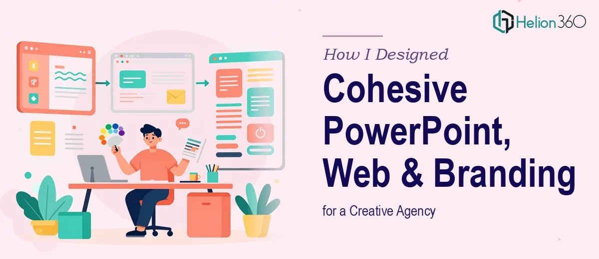 How I Designed Cohesive PowerPoint Presentations, Web Designs, and Branding Materials for a Creative Agency