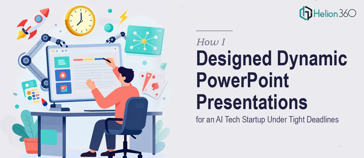 How I Designed Dynamic PowerPoint Presentations for an AI Tech Startup Under Tight Deadlines