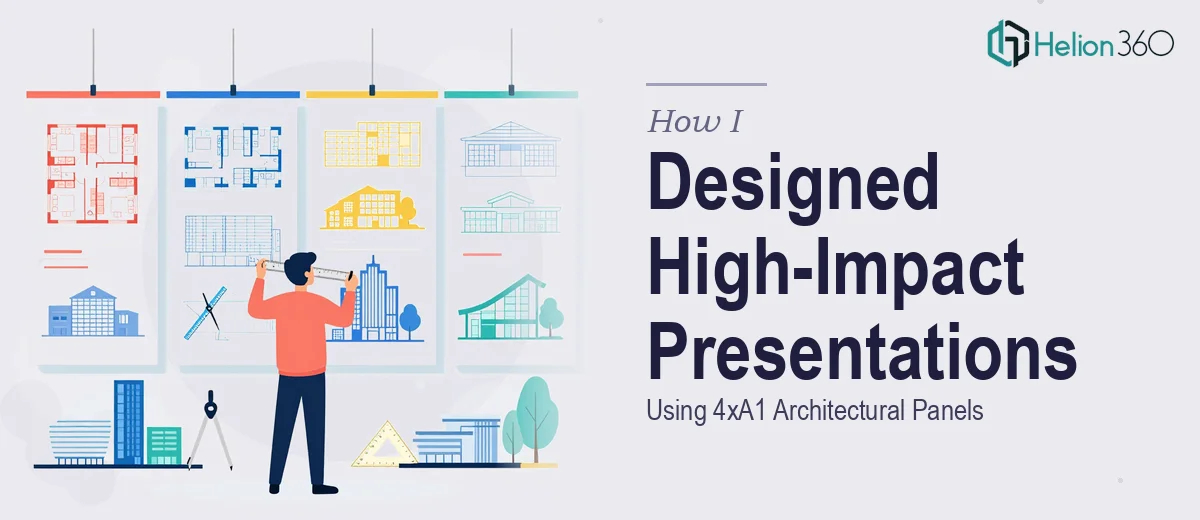 How I Designed High-Impact Architectural Presentations Using 4xA1 Panels