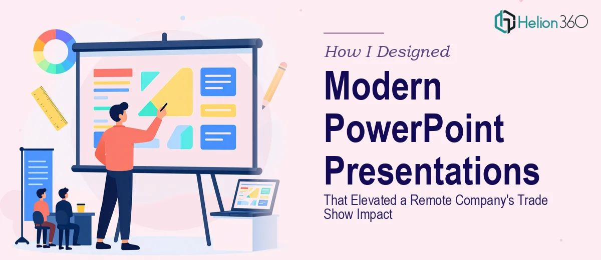 How I Designed Modern PowerPoint Presentations That Elevated a Remote Work Company's Trade Show Impact