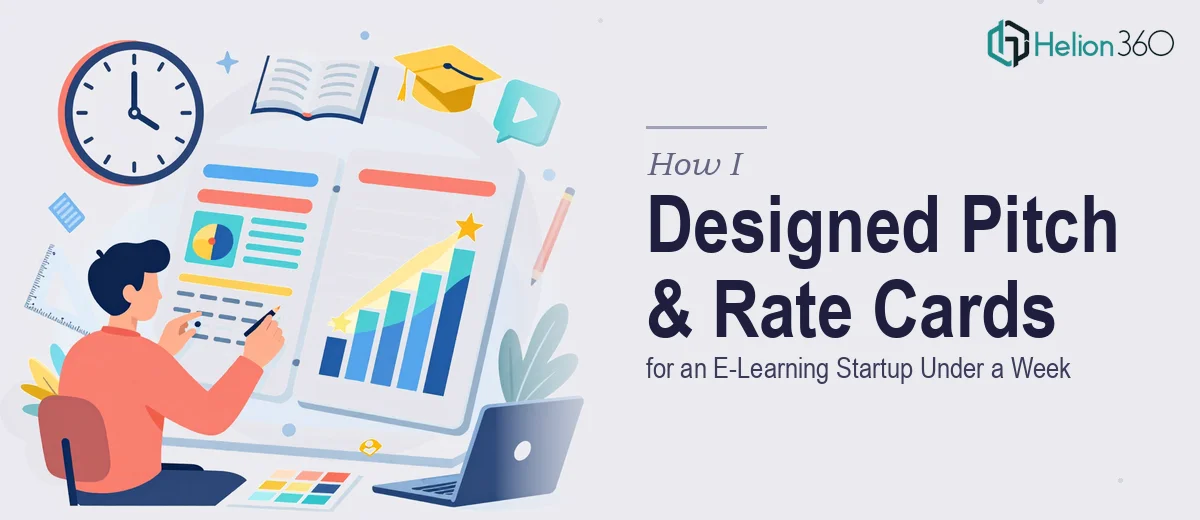 How I Designed Presentation and Rate Cards for an E-Learning Startup Under a Week Deadline