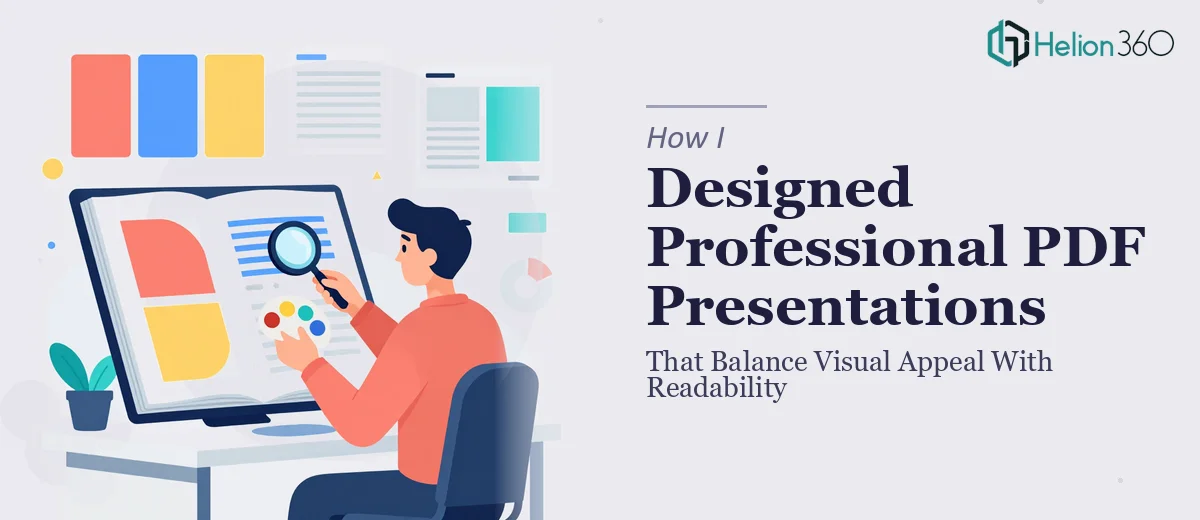 How I Designed Professional PDF Presentations That Balance Visual Appeal With Readability