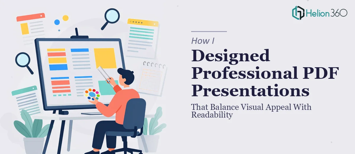 How I Designed Professional PDF Presentations That Balance Visual Appeal With Readability