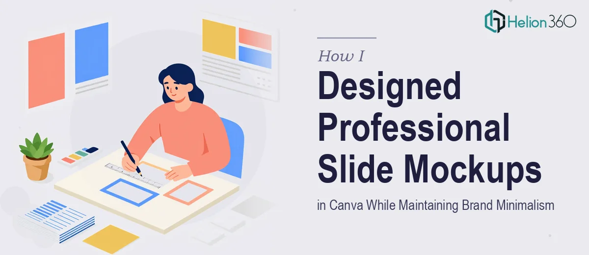 How I Designed Professional PowerPoint Slide Mockups in Canva While Maintaining Brand Minimalism