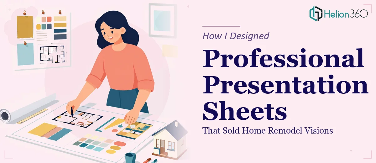 How I Designed Professional Presentation Sheets That Sold Home Remodel Visions