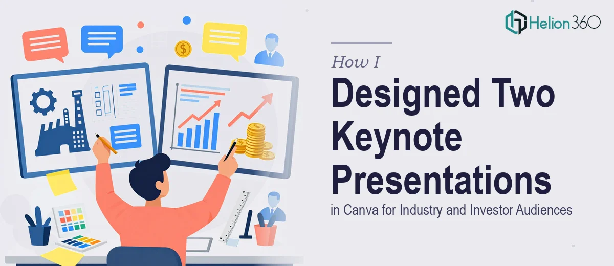 How I Designed Two Keynote Presentations in Canva: Structuring Copy for Industry and Investor Audiences