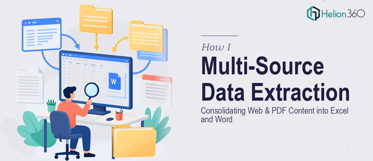 How I Executed a Multi-Source Data Extraction Project: Consolidating Web and PDF Content into Excel and Word