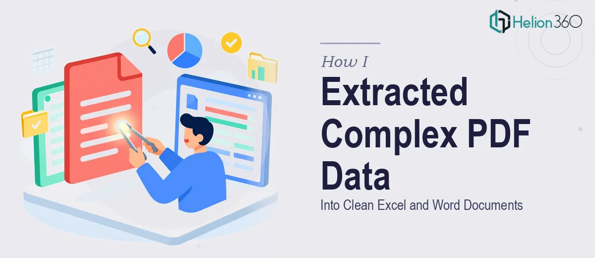 How I Extracted and Organized Complex PDF Data Into Clean Excel and Word Documents