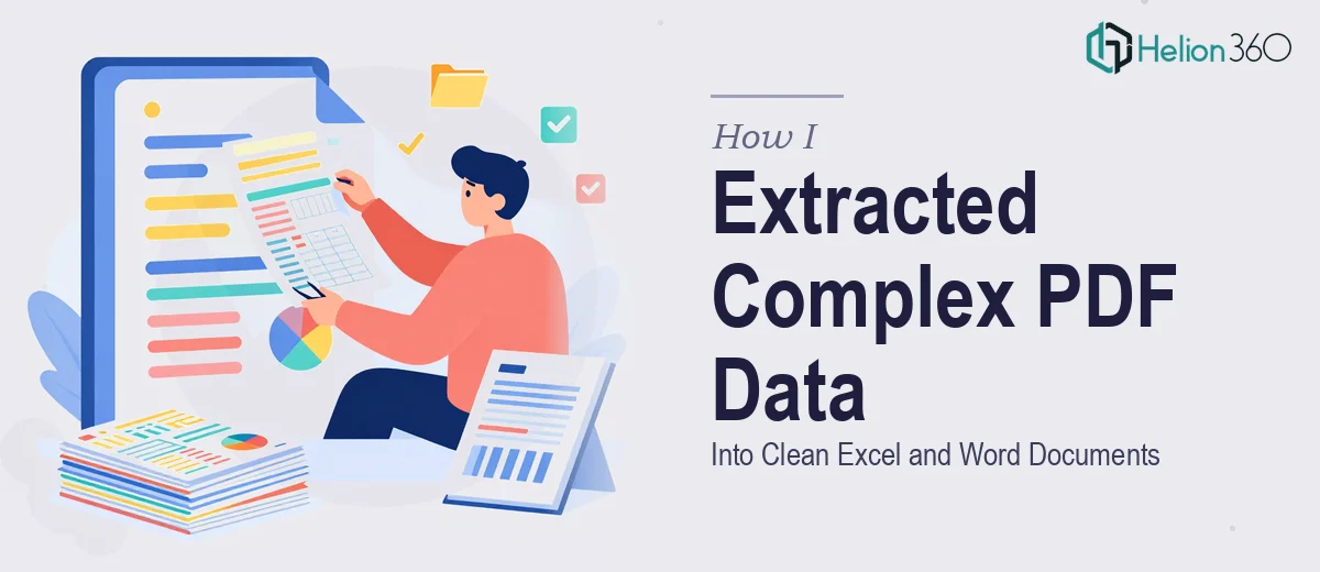 How I Extracted and Organized Complex PDF Data Into Clean Excel and Word Documents