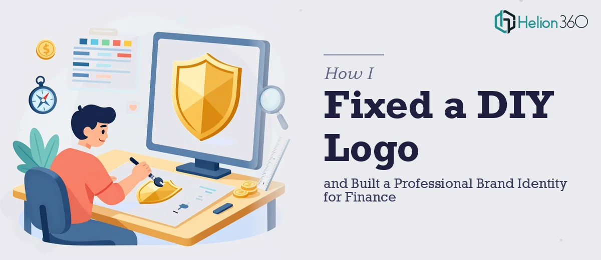 How I Fixed a DIY Logo and Created a Professional Brand Identity for a Financial Services Firm