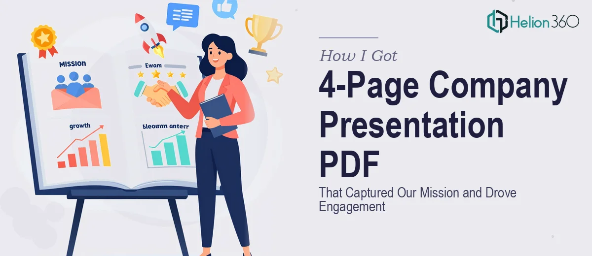 How I Got a 4-Page Company Presentation PDF That Captured Our Mission and Drove Engagement