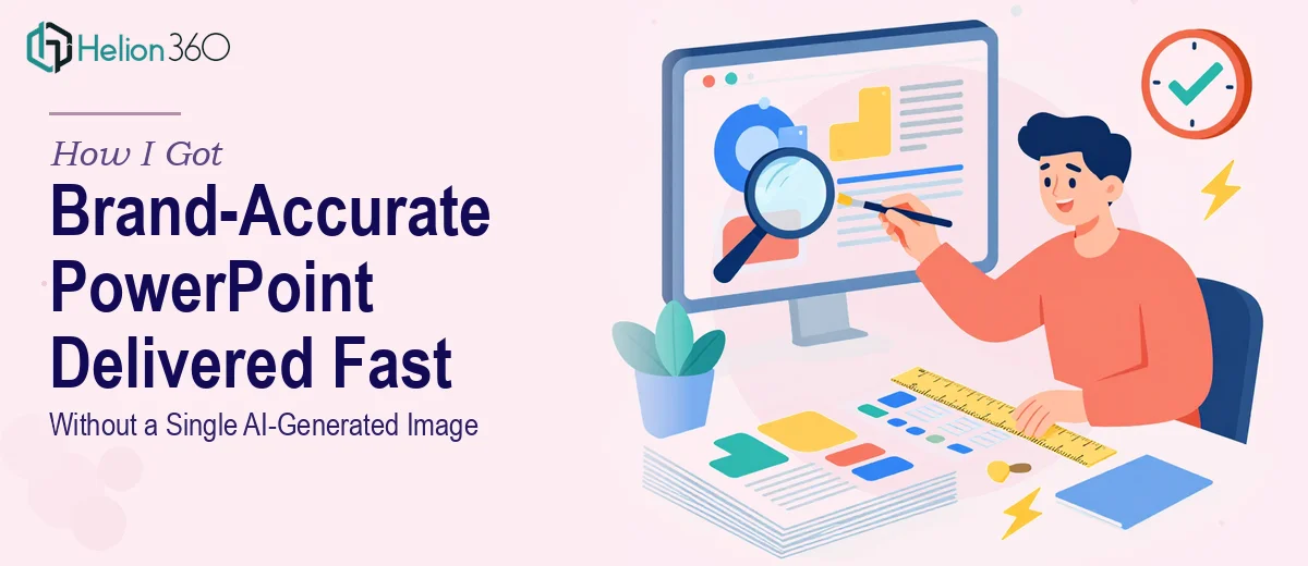 How I Got a Brand-Accurate PowerPoint Delivered Fast — Without a Single AI-Generated Image
