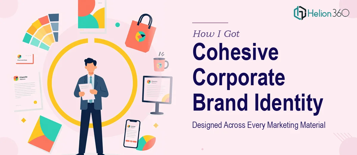 How I Got a Cohesive Corporate Brand Identity Designed Across Every Marketing Material