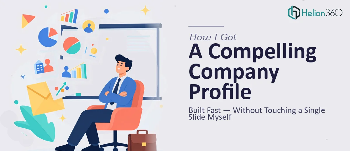 How I Got a Compelling Company Profile Presentation Built Fast — Without Touching a Single Slide Myself