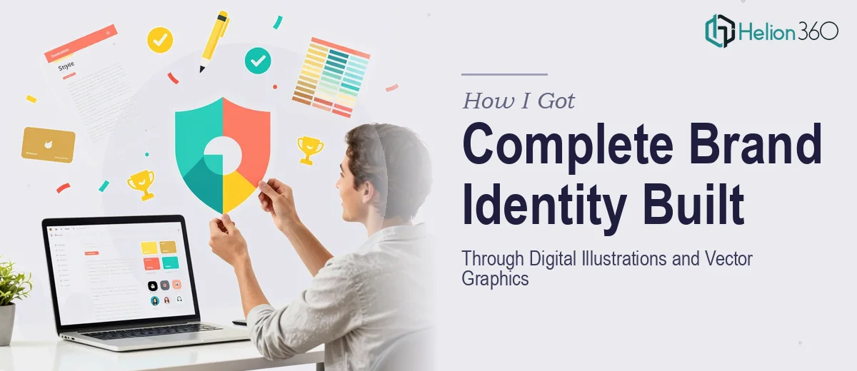 How I Got a Complete Brand Identity System Built Through Digital Illustrations and Vector Graphics
