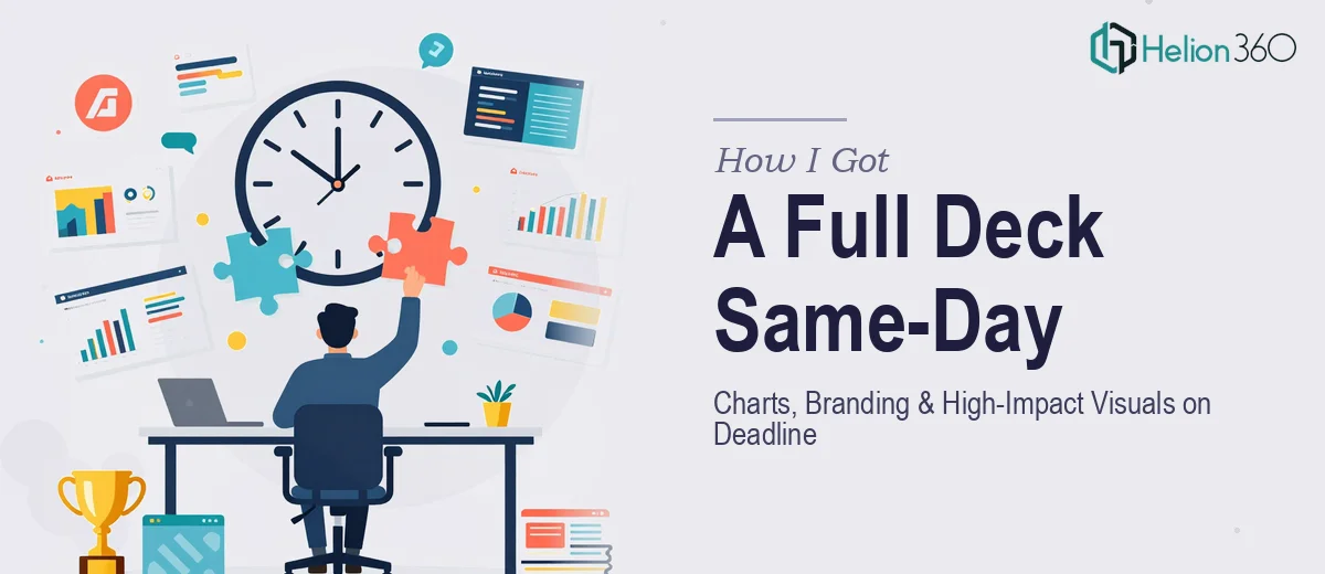 How I Got a Complete Product Presentation Deck — Charts, Branding, and High-Impact Visuals — Delivered on a Same-Day Deadline