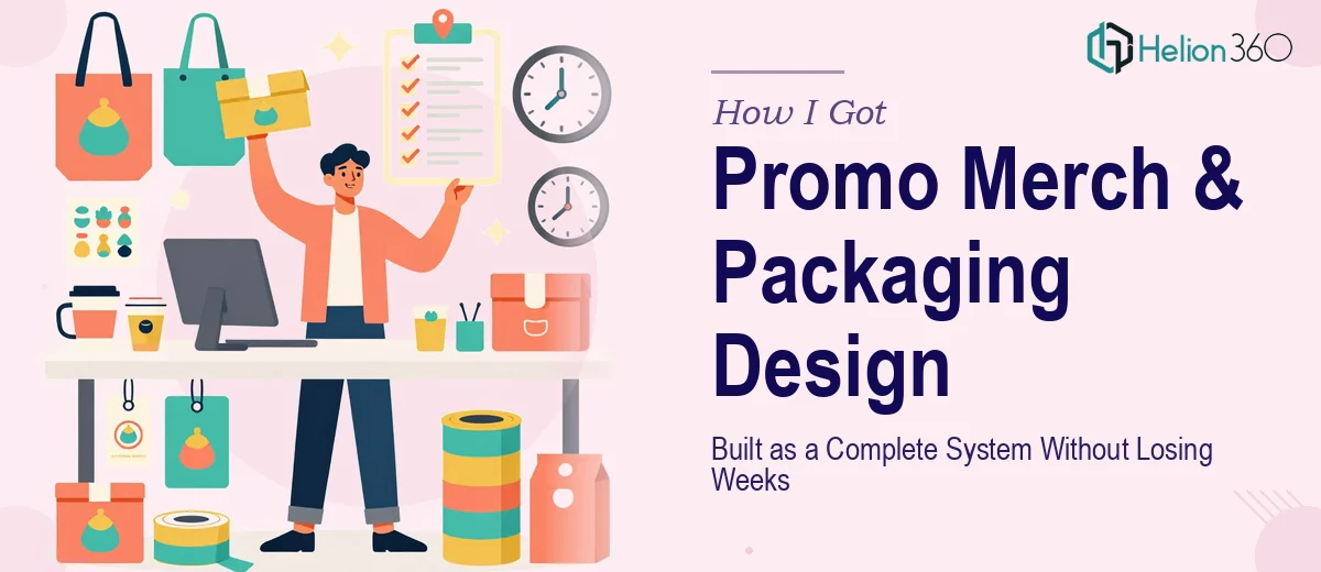 How I Got a Complete Promotional Merchandise and Packaging Design System Built Without Losing Weeks to It