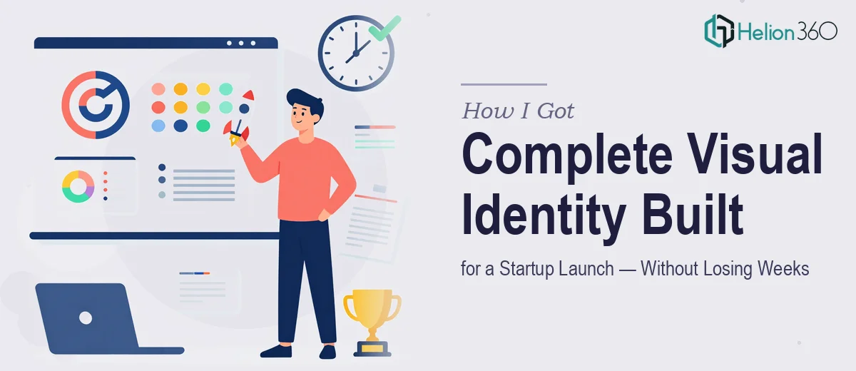 How I Got a Complete Visual Identity System Built for a Startup Launch — Without Losing Weeks to It