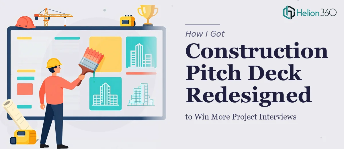 How I Got a Construction Company Pitch Deck Redesigned to Win More Project Interviews