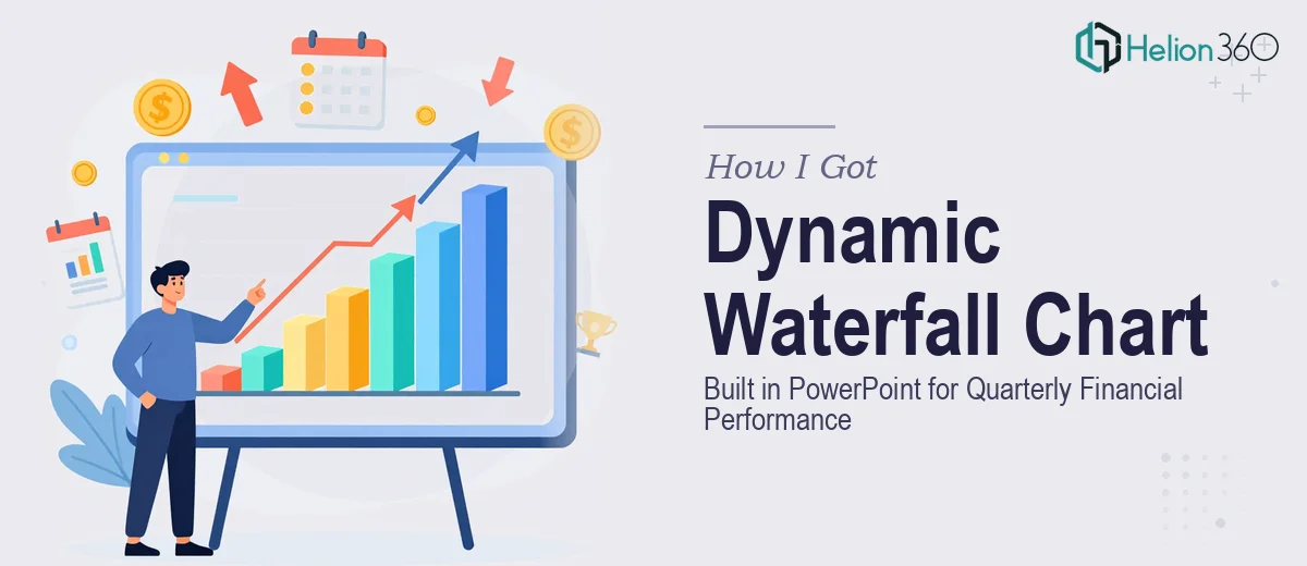 How I Got a Dynamic Waterfall Chart Built in PowerPoint to Visualize Quarterly Financial Performance