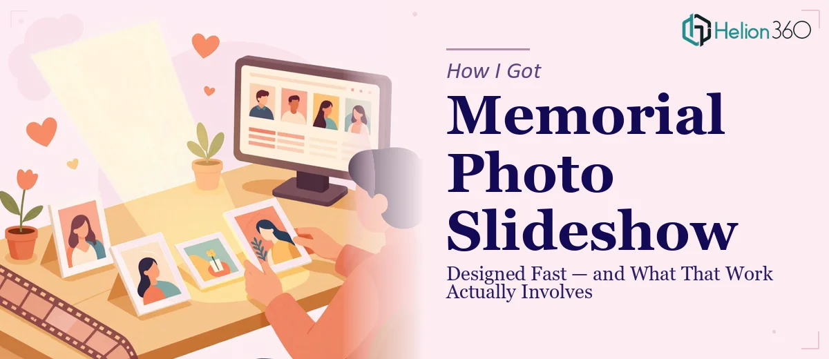 How I Got a Heartfelt Memorial Photo Slideshow Designed Fast — and What That Work Actually Involves
