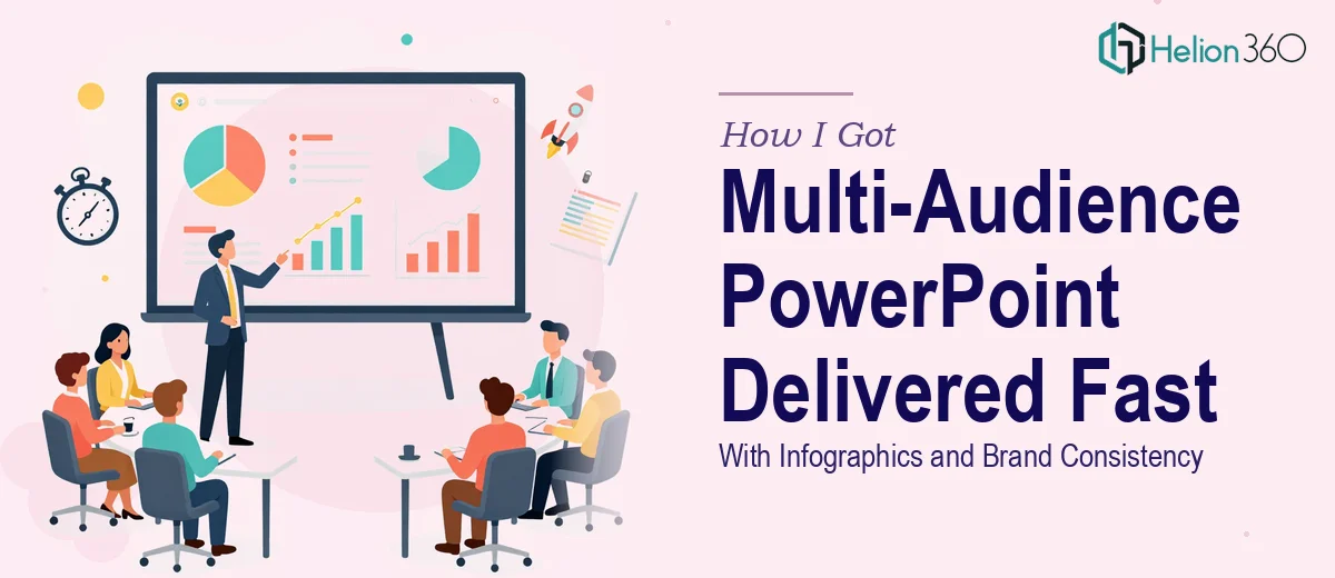 How I Got a Multi-Audience PowerPoint Presentation With Infographics and Brand Consistency Delivered Fast