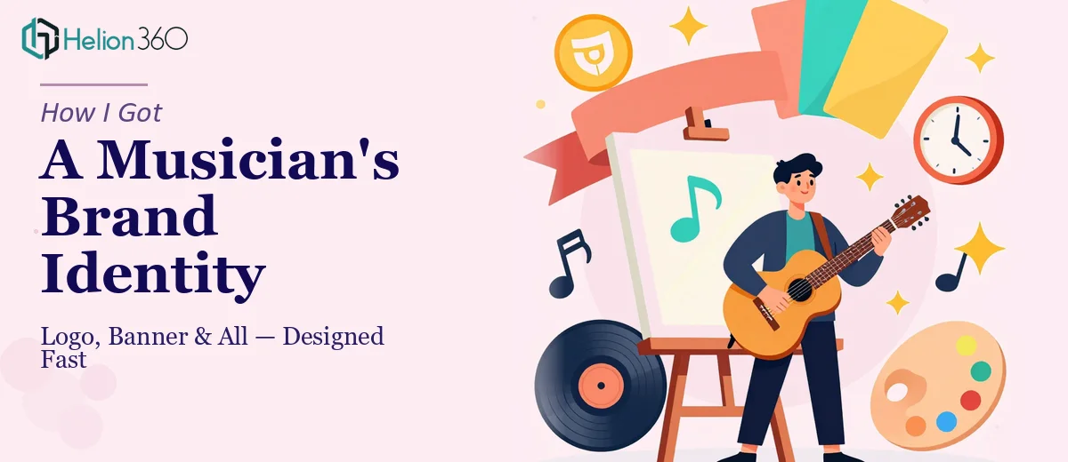 How I Got a Musician's Brand Identity Designed Fast — Logo, Banner, and All