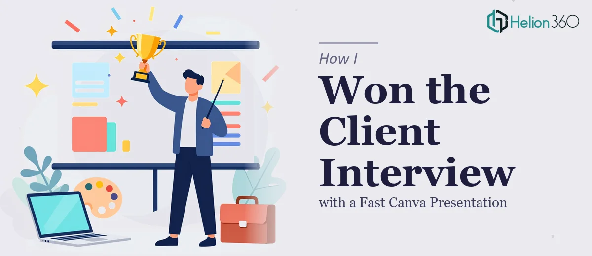 How I Got a Polished Canva Presentation Designed Fast — and Won the Client Interview