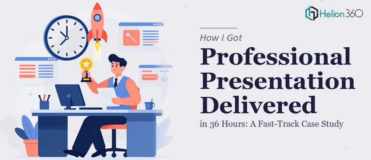 How I Got a Professional Business Presentation Delivered in 36 Hours: A Fast-Track Case Study