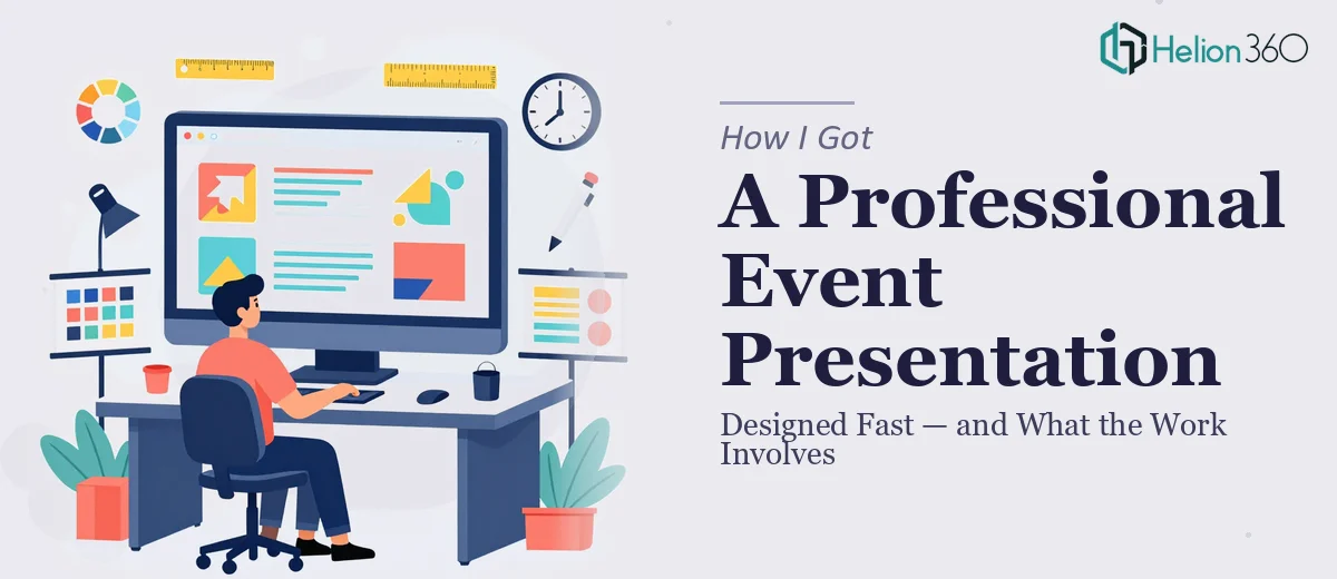 How I Got a Professional Event Presentation Designed Fast — and What That Work Actually Involves