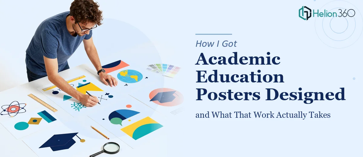 How I Got a Series of Academic Education Posters Designed — and What That Work Actually Takes